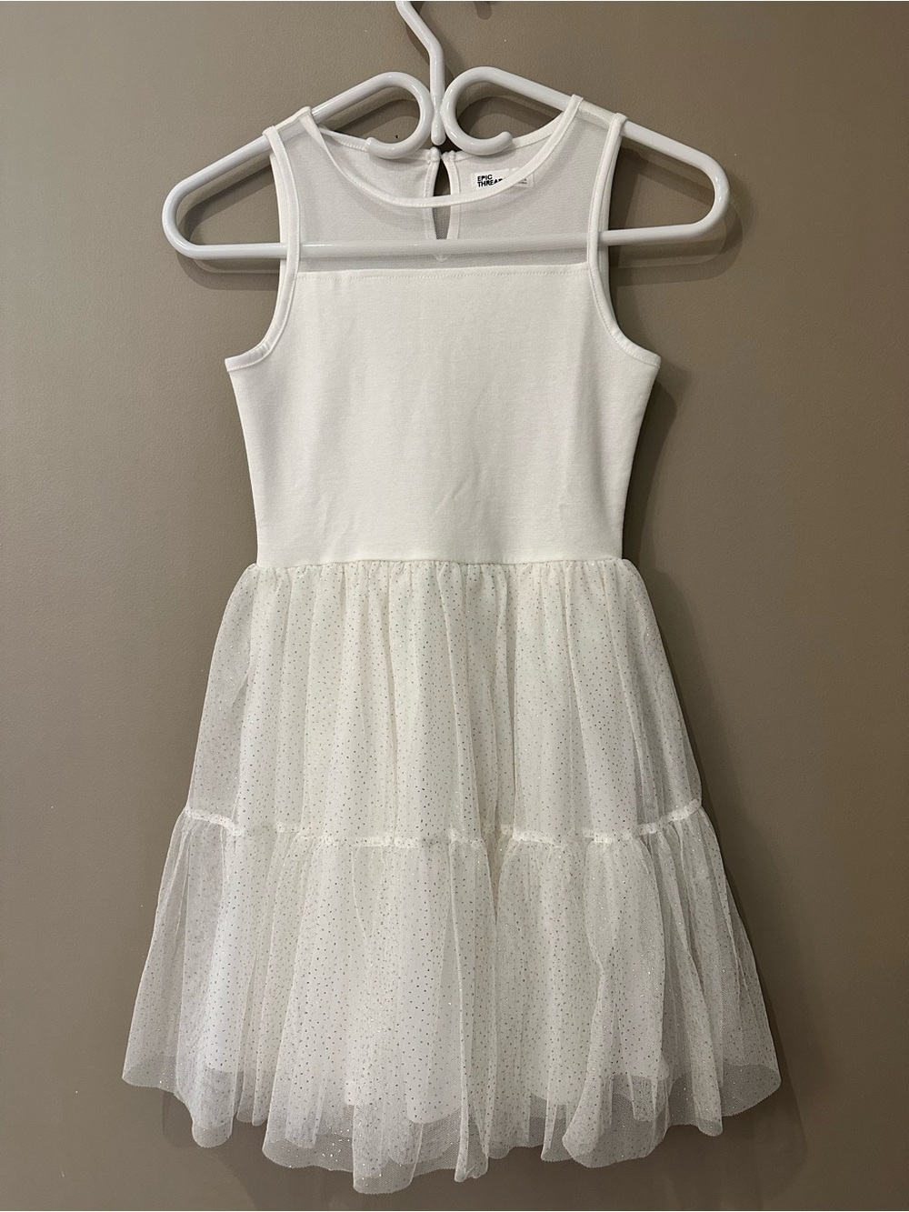 Epic Threads Girls Sequin Tulle Dress Medium 8-10